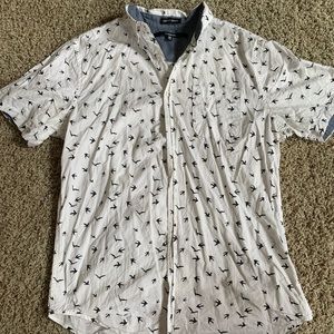 Longer Length White Button Down